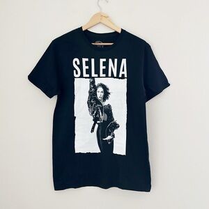 NEW Selena Black & White Graphic Tee